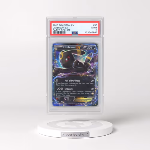 2016 Pokémon XY Fates Collide #55 Umbreon EX - Holo (PSA 9 MINT)