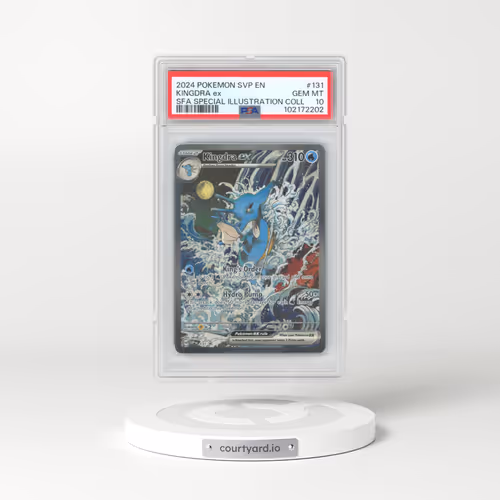 2024 Pokémon Svp EN-SV Black Star Promo #131 Kingdra EX - Holo Shrouded Fable Special Illustration Collection (PSA 10 GEM MINT)