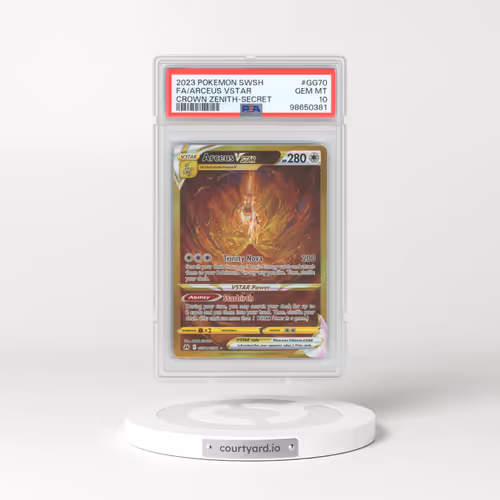 2023 Pokémon Sword and Shield Crown Zenith #GG70 Arceus Vstar - Full Art Secret (PSA 10 GEM MINT)