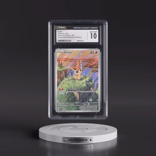 2025 Pokémon Svp EN-SV Black Star Promo #208 Victini - Unova Victini Illustration Collection (CGC 10