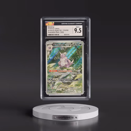 2023 Scarlet & Violet 151 - MEW EN #174/165 Nidoking - Illustration Rare Holo (CGC 9.5 MINT+)