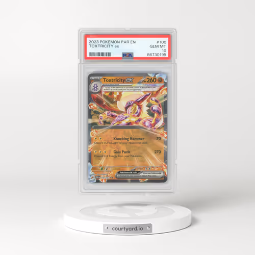 2023 Pokémon Par EN-Paradox Rift #100 Toxtricity EX - Holo (PSA 10 GEM MINT)