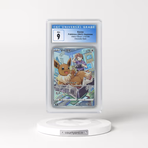 2021 VMAX Climax #210/184 Eevee - Character Rare (CGC 9 MINT)