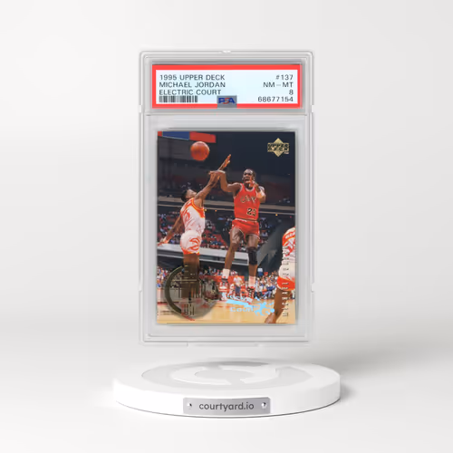1995 Upper Deck #137 Michael Jordan - Electric Court (PSA 8 NM-MT)