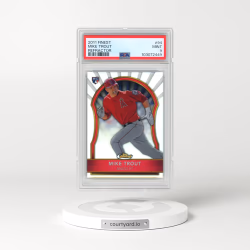 2011 Finest #94 Mike Trout - Refractor (PSA 9 MINT)