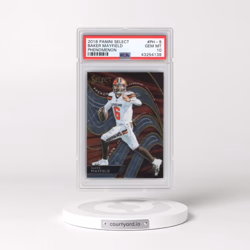 2018 Panini Select Phenomenon #PH9 Baker Mayfield (PSA 10 GEM MINT)