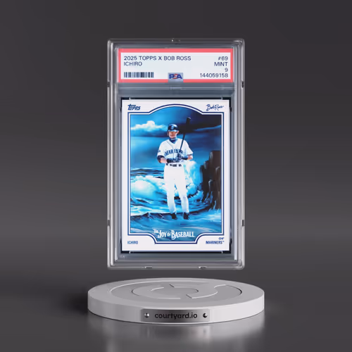 2025 Topps X Bob Ross the Joy of Baseball #69 Ichiro (PSA 9 MINT)