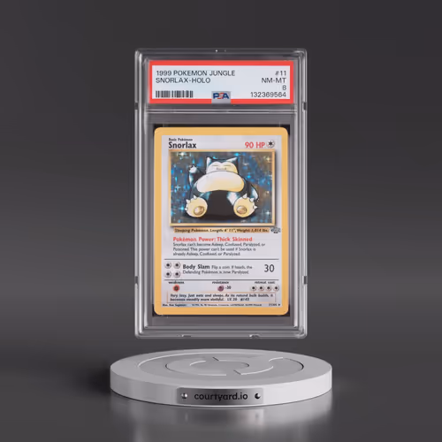 1999 Pokémon Jungle #11 Snorlax - Holo (PSA 8 NM-MT)