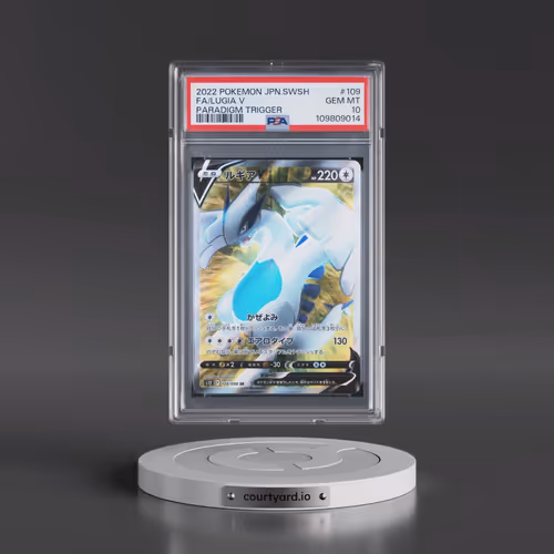 2022 Pokémon Sword & Shield Paradigm Trigger #109 Lugia V - Holo Full Art (PSA 10 GEM MINT)