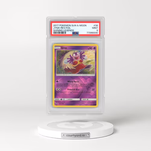 2017 Pokémon Sun & Moon Shining Legends #38 Jynx - Reverse Foil (PSA 9 MINT)