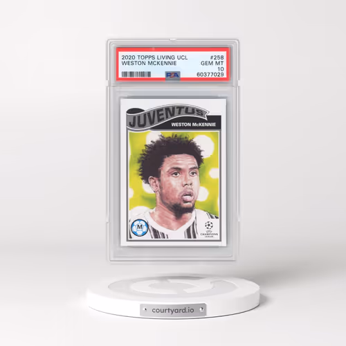 2020 Topps Living UEFA Champions League #258 Weston McKennie (PSA 10 GEM MINT)