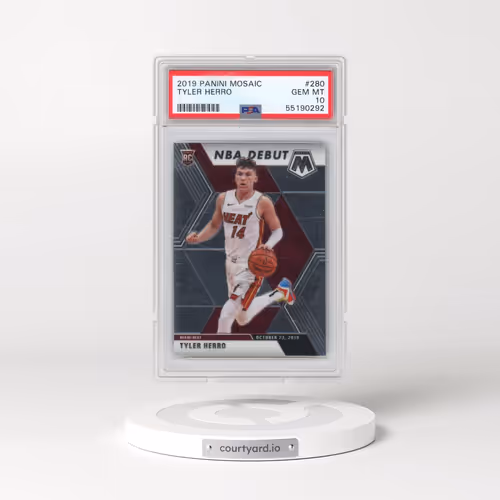 2019 Panini Mosaic #280 Tyler Herro (PSA 10 GEM MINT)