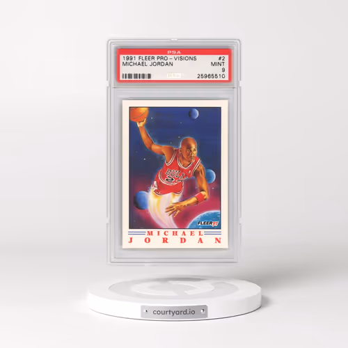 1991 Fleer Pro-Visions #2 Michael Jordan (PSA 9 MINT)
