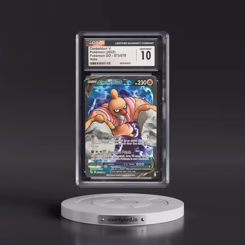 2022 Pokémon GO #073/078 Conkeldurr V - Holo (CGC 10 GEM MINT)