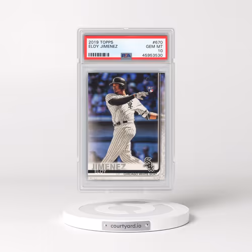2019 Topps #670 Eloy Jimenez (PSA 10 GEM MINT)