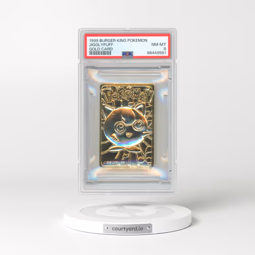 1999 Burger King Pokémon Gold Cards Jigglypuff (PSA 8 NM-MT)