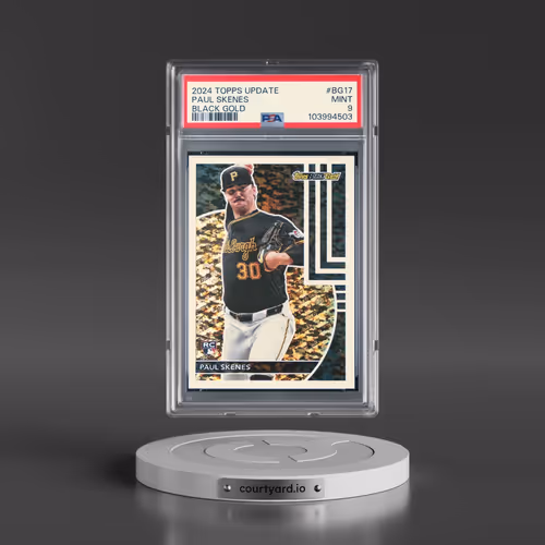 2024 Topps Update Topps Black Gold #BG17 Paul Skenes (PSA 9 MINT)