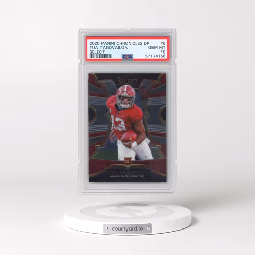2020 Panini Chronicles Draft Picks Select #6 Tua Tagovailoa (PSA 10 GEM MINT)