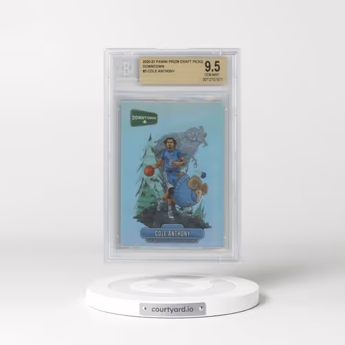 2020 Panini Prizm Draft Picks Downtown #D3 Cole Anthony (BGS 9.5 GEM MINT)