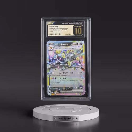 2024 High Class Pack: Terastal Fest ex - sv8a #093/187 Umbreon ex - Holo (CGC 10 PRISTINE)