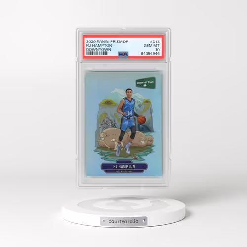 2020 Panini Prizm Draft Picks Downtown #D12 RJ Hampton (PSA 10 GEM MINT)