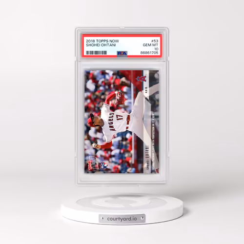 2018 Topps Now #53 Shohei Ohtani (PSA 10 GEM MINT)