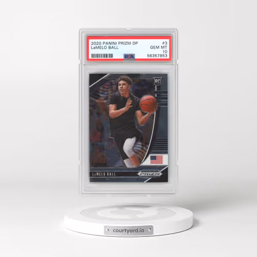 2020 Panini Prizm Draft Picks #3 LaMelo Ball (PSA 10 GEM MINT)