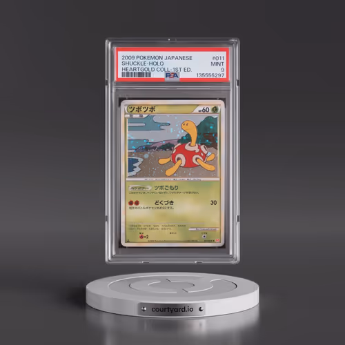 2009 Pokémon Heartgold Collection #011 Shuckle - 1st Edition Holo (PSA 9 MINT)