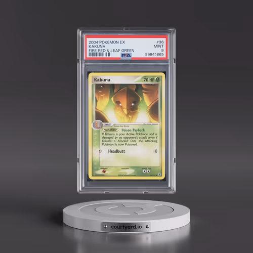 2004 Pokémon EX Fire Red & Leaf Green #36 Kakuna (PSA 9 MINT)