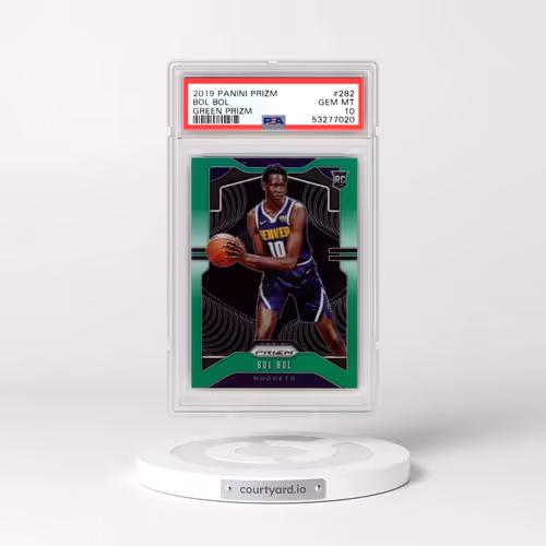 2019 Panini Prizm #282 Bol Bol - Green Prizm (PSA 10 GEM MINT)