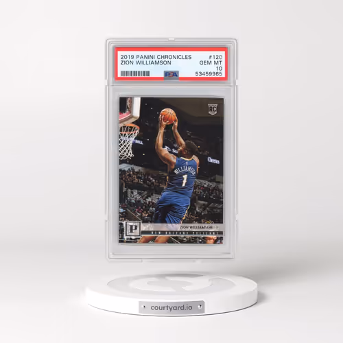 2019 Panini Chronicles #120 Zion Williamson (PSA 10 GEM MINT)