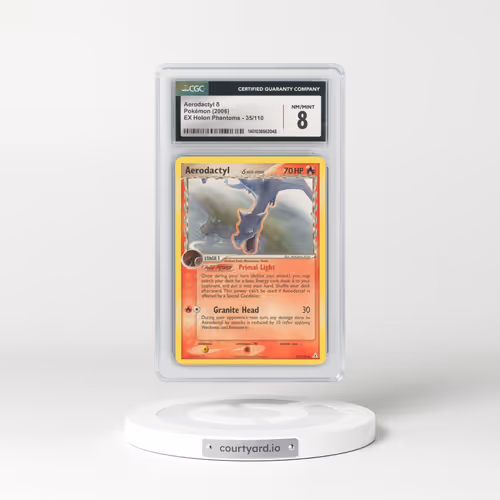 2006 EX Holon Phantoms #35/110 Aerodactyl δ (CGC 8 NM-MT)