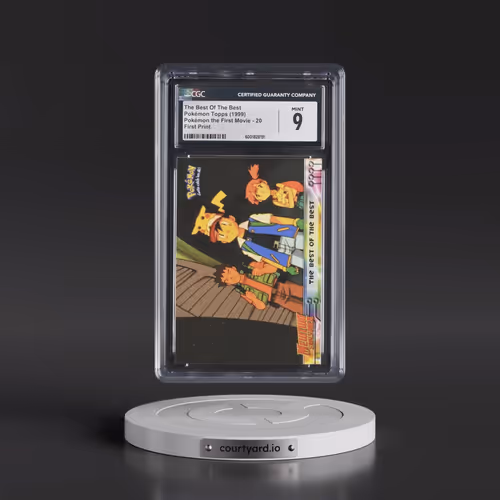 1999 Pokémon the First Movie #20 The Best Of The Best - First Print (Blue Topps Logo) (CGC 9 MINT)