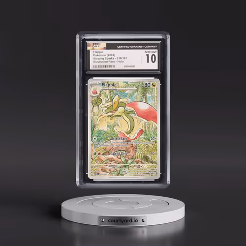 2024 Pokémon Ssp EN-Surging Sparks #210 Flapple - Illustration Rare (CGC 10 GEM MINT)