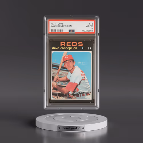 1971 Topps #14 Dave Concepcion (PSA 4 VG-EX)