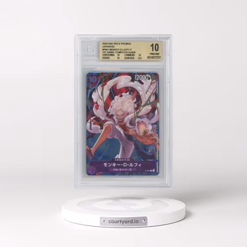 2022 Promotional Cards - Japanese #041 Monkey D. Luffy - 1st Anniversary Complete Guide (BGS 10 PRIS