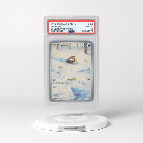 2023 Pokémon Par EN-Paradox Rift #188 Snorunt - Illustration Rare (PSA 10 GEM MINT)