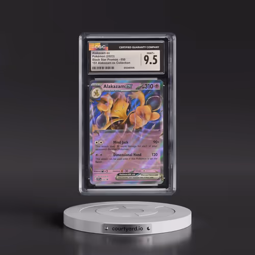 2023 Black Star Promos - Scarlet & Violet SVP EN #050 Alakazam ex - 151 ex Box-Alakazam ex (CGC 9.5