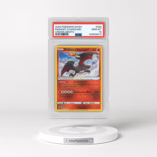 2023 Pokémon Sword and Shield Crown Zenith #020 Radiant Charizard - Holo (PSA 10 GEM MINT)