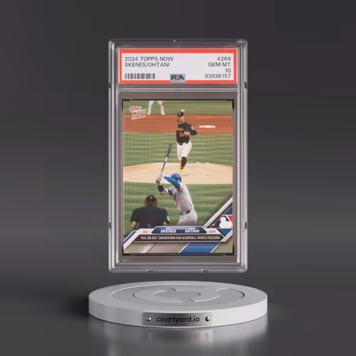 2024 Topps Now #264 Paul Skenes/Shohei Ohtani (PSA 10 GEM MINT)