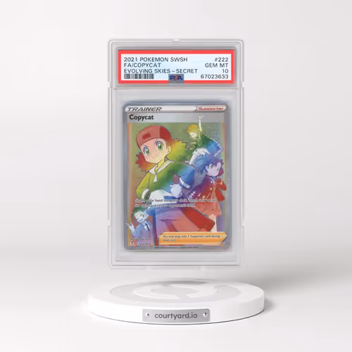 2021 Pokémon Sword & Shield Evolving Skies #222 Copycat - Full Art Secret (PSA 10 GEM MINT)