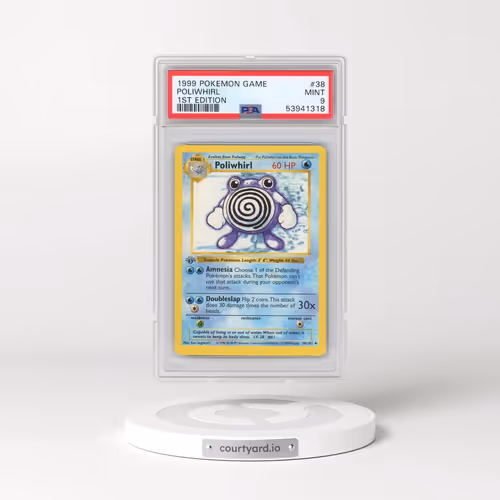 1999 Pokémon Game #38 Poliwhirl - 1st Edition (PSA 9 MINT)
