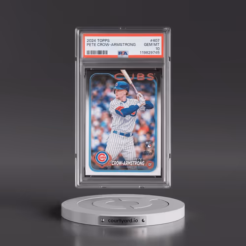 2024 Topps #407 Pete Crow-Armstrong (PSA 10 GEM MINT)