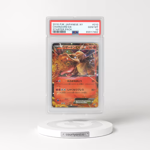 2016 Pokémon XY Starter Pack #010 Charizard EX - Holo (PSA 10 GEM MINT)