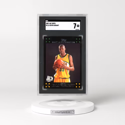 2007 Topps #112 Kevin Durant (SGC 7 NM)
