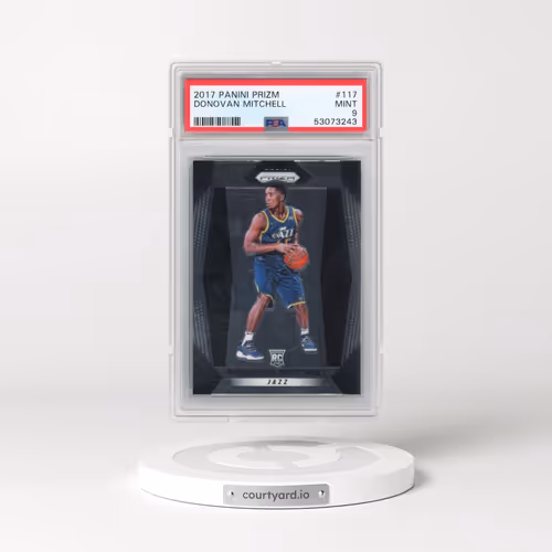 2017 Panini Prizm #117 Donovan Mitchell (PSA 9 MINT)