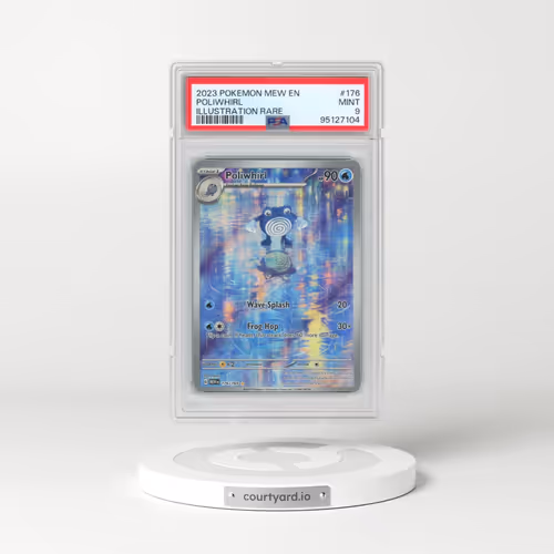 2023 Pokémon Mew EN-151 #176 Poliwhirl - Illustration Rare (PSA 9 MINT)
