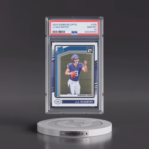 2024 Panini Donruss Optic #235 JJ McCarthy (PSA 10 GEM MINT)
