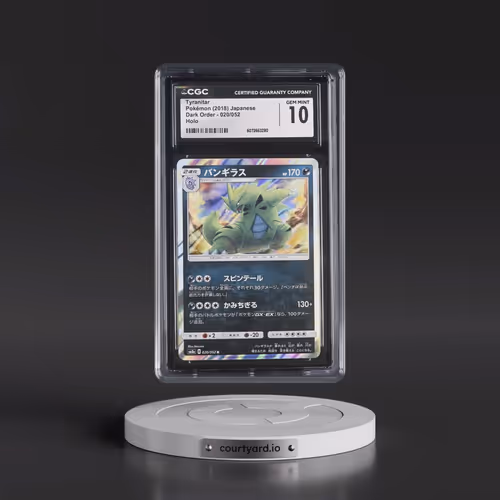 2018 Dark Order #020/052 Tyranitar - Holo (CGC 10 GEM MINT)