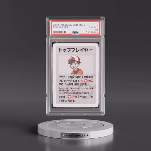 2019 Pokémon Old Maid Top Player (PSA 10 GEM MINT)